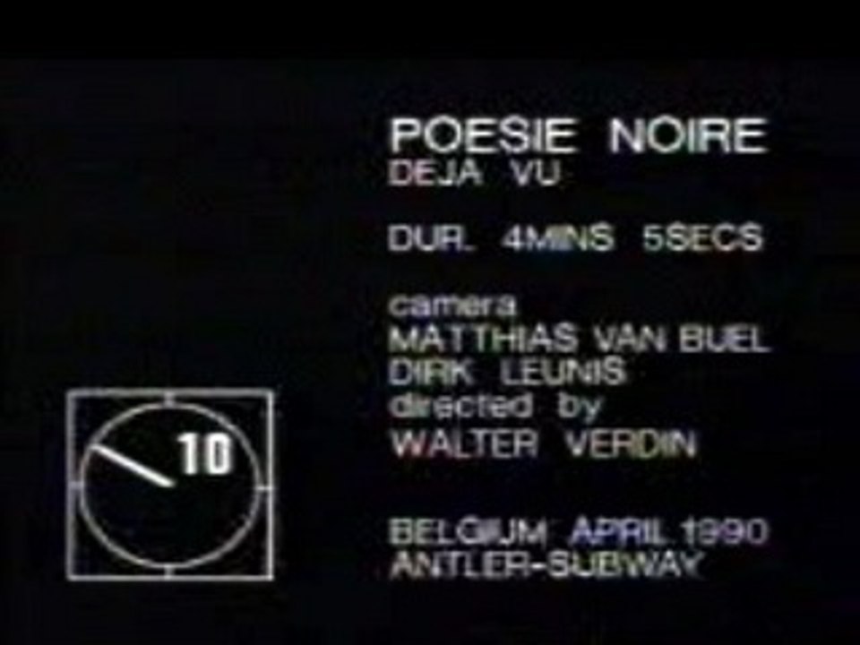 Poesie Noire - Deja Vu