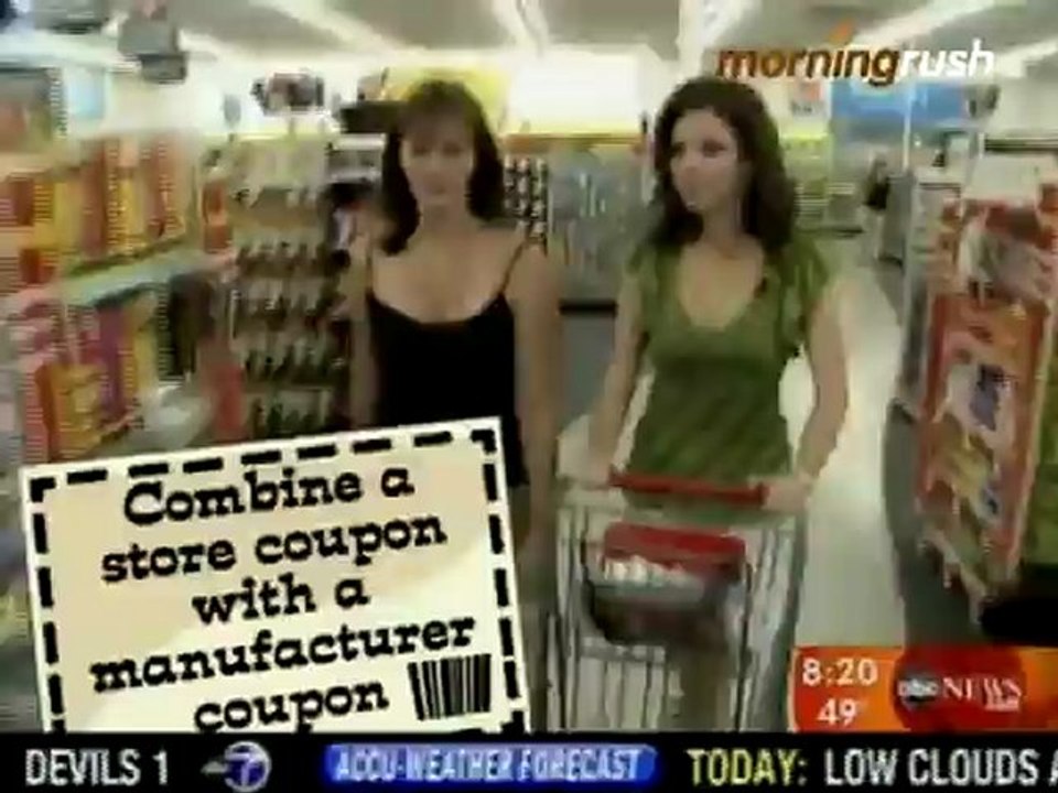 Free Coupons - Mom gets full trolley for ONE PENNY