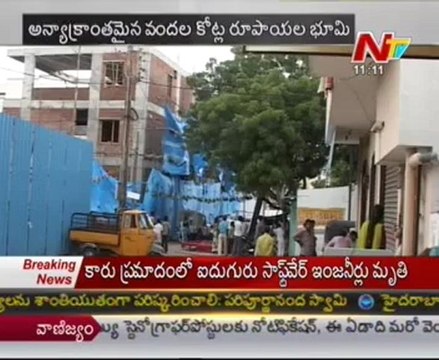 Most valuable Temple land illegally occupied in Banjara Hills