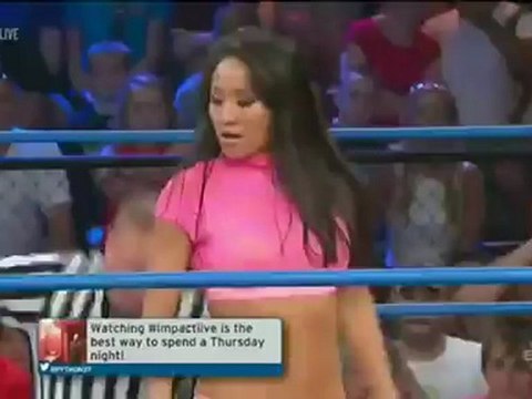 iMPACT Wrestling 08_02_ Mickie James Vs. Tara Vs. Madison Rayne vs Gail Kim