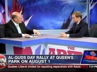 Michael Coren on Toronto's so-called al-Quds' rally Aug 18, 2012