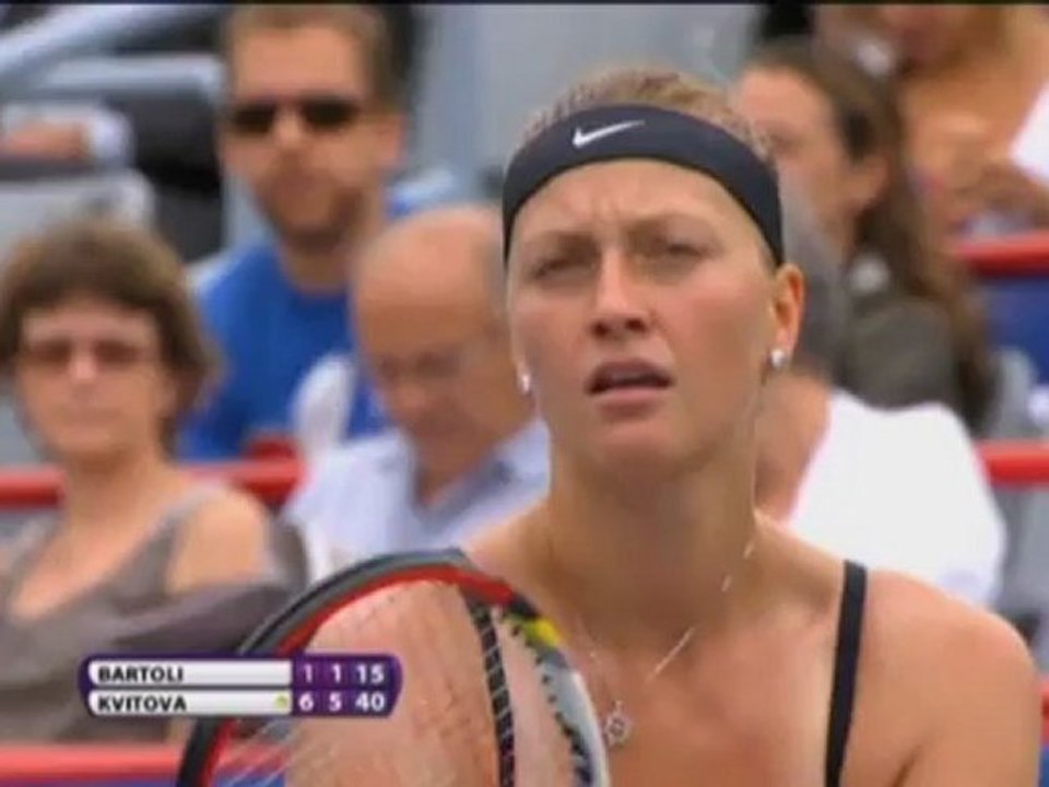 Montreal: Kvitova demontiert Bartoli