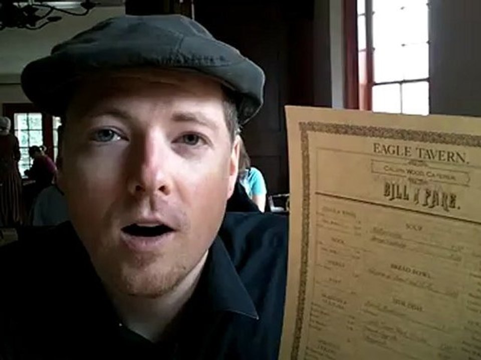 Eating At One Of Our Favorite Places - The Eagle Tavern In Greenfield Village is one of our favorite. Michigan.