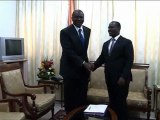 ATTAQUE DU CAMP D'AKOUEDO; Le Ministre Hamed BAKAYOKO échange avec GUILLAUME SORO président de l'assemblée Nationale