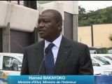 Sécurité: Don de véhicules: Le ministre Hamed BAKAYOKO RENFORCE LES CAPACITES DE LA POLICE