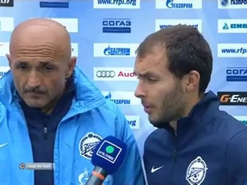 Спаллети после матча Зенит-Спартак