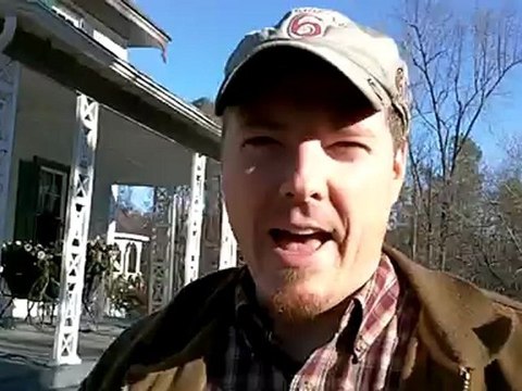 Nice Porch At This Virginia Bed and Breakfast - This bed and breakfast is located in Charles City, Virginia. The Edgewood Plantation.