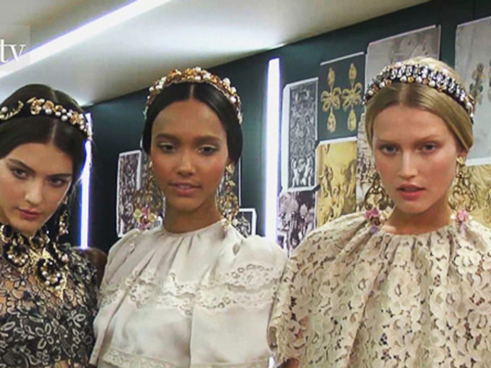 Dolce & Gabbana Fall 2012 Backstage & Show | FashionTV