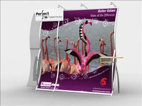 Trade Show Displays - Perfect 10 Portable Hybrid Trade Show Displays