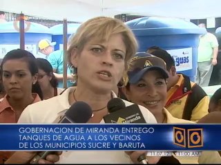 D’ Elia aseguró que casi 64 mil mirandinos tienen acceso al agua potable