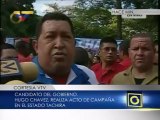 Candidato del gobierno Hugo Chávez visitó el estado Táchira