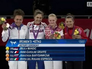 MILICA MANDIĆ - ZLATO ZA SRBIJU - CEREMONIJA