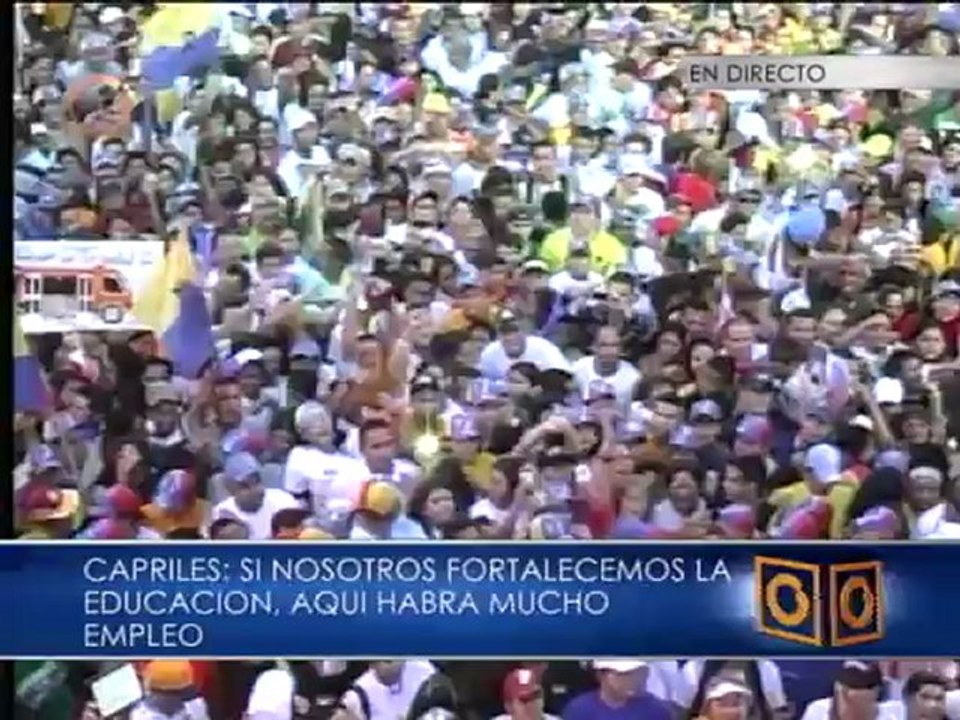 Capriles desde Ciudad Bolívar: "Mi compromiso es con la seguridad de los venezolanos"