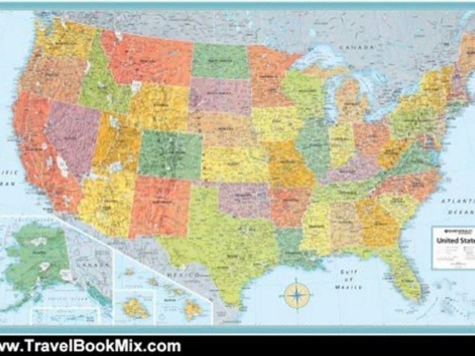 Travel Book Review: Rand Mcnally Us Wall Map (M Series U.S.A. Wall Maps) 50"x32" by Rand McNally