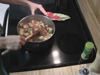 Vegetarian Eggplant & Black Bean Stew part 3