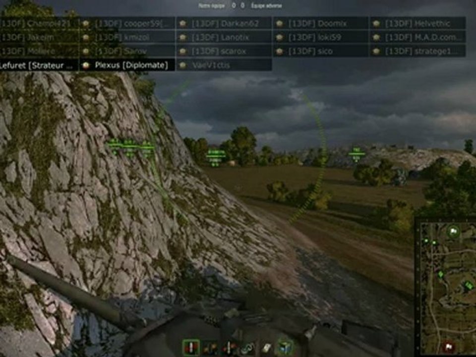 Bataille Clan Wars 10/08/12 Falaise 13DF - -7TP-