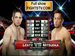 NIK LENTZ VS EIJI MITSUOKA FIGHT VIDEO
