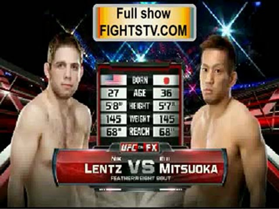 NIK LENTZ VS EIJI MITSUOKA FIGHT VIDEO