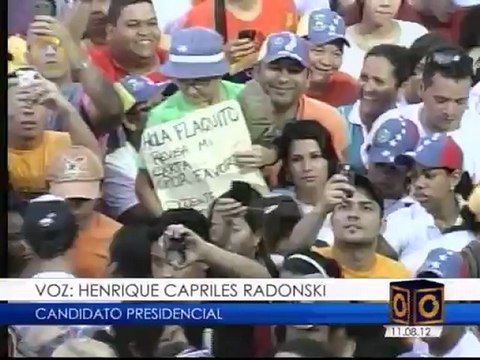 Así fue la visita de Capriles este sábado al estado Bolívar