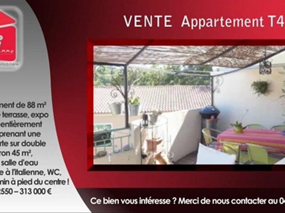 Appartement T4 sanary vente F4 a vendre sanary sur mer VAR - Réf 12550