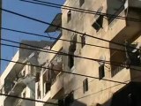 Syria فري برس صلاح الدين   اثار القصف الصاروخي الوحشي على الحي 11 8 2012  ج4