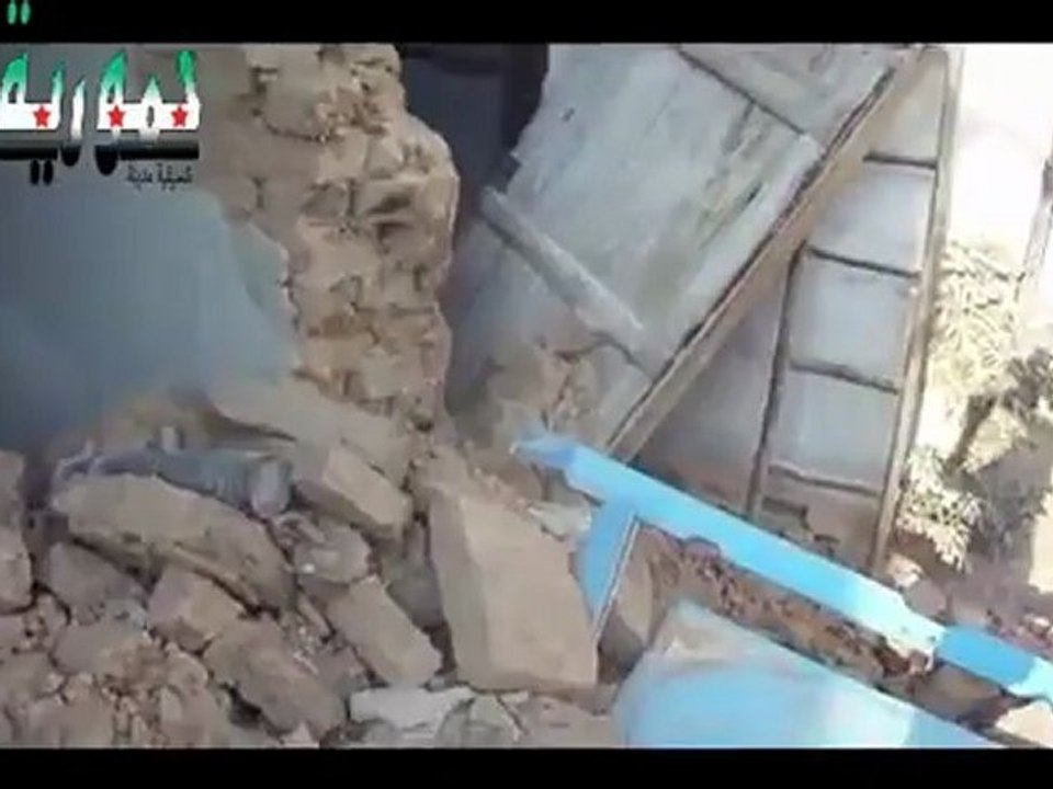 Syria فري برس  ريف دمشق مدينة حمورية قصف براجمات الصواريخ خطير جدا11_8_2012