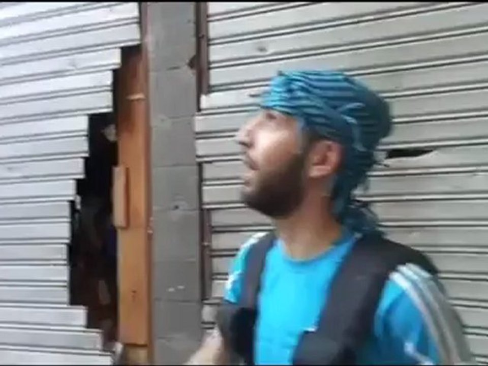 Syria فري برس حمص القديمة السوق المسقوف الأثري دمار هائل جراء القصف بالهاون 12 8 2012