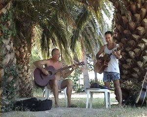 un autre blues sous les palmiers avec joguitac