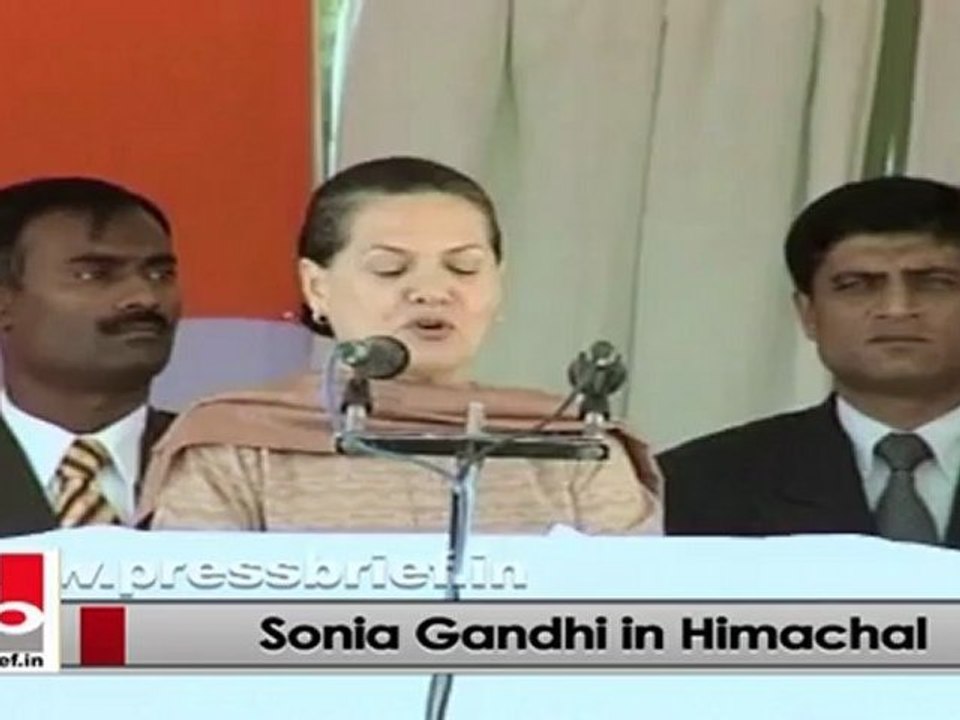 Sonia Gandhi in Himachal Pradesh: UPA Govt. treats every state equally