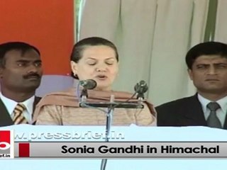 Sonia Gandhi in Himachal Pradesh: UPA Govt. treats every state equally