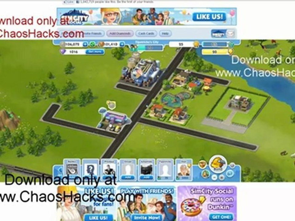 SimCity Social Hack Cheat « FREE Download « August 2012 Update