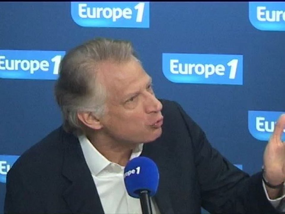 Villepin : "garder l'option militaire ouverte" en Syrie