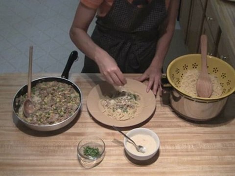 Italian Sausage Pasta Alfredo part 3