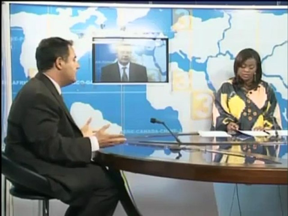 Emission télévisée au bénin avec le PDG Alain GUERRERO