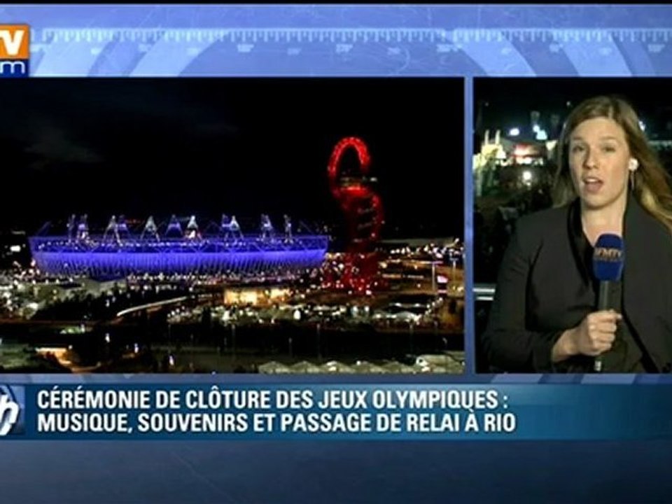 Cérémonie de clôture des JO : une fête grandiose