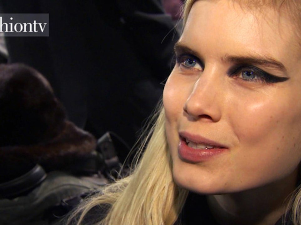 Elsa Sylvan - Model Talk at Fall 2012 FW | FashionTV