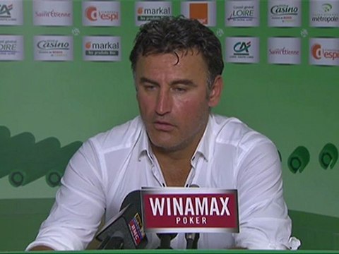 Conférence de presse AS Saint-Etienne - LOSC Lille : Christophe GALTIER (ASSE) - Rudi GARCIA (LOSC) - saison 2012/2013
