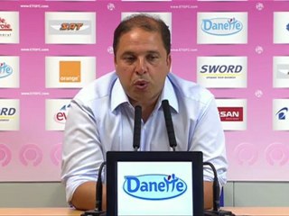 Conférence de presse Evian TG FC - Girondins de Bordeaux : Pablo  CORREA (ETG) - Francis GILLOT (FCGB) - saison 2012/2013