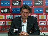 Conférence de presse Stade Rennais FC - Olympique Lyonnais : Frédéric  ANTONETTI (SRFC) - Rémi GARDE (OL) - saison 2012/2013