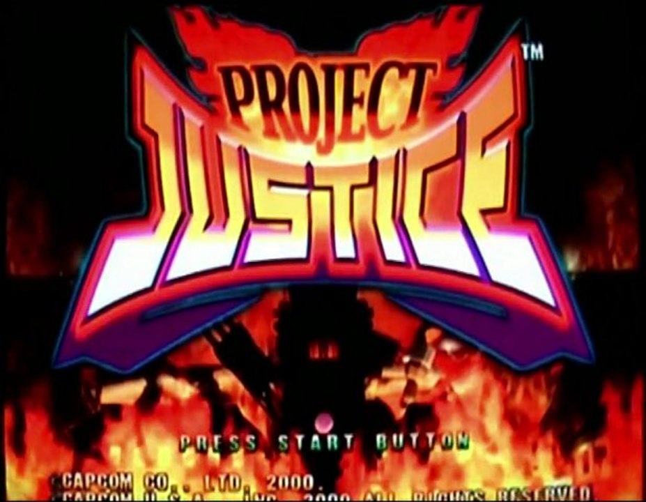 First Level - Test - Project Justice - Dreamcast