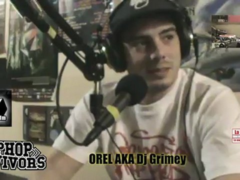 Interview d'Orel aka Dj Grimey sur RCV radio (La Voix du HipHop)