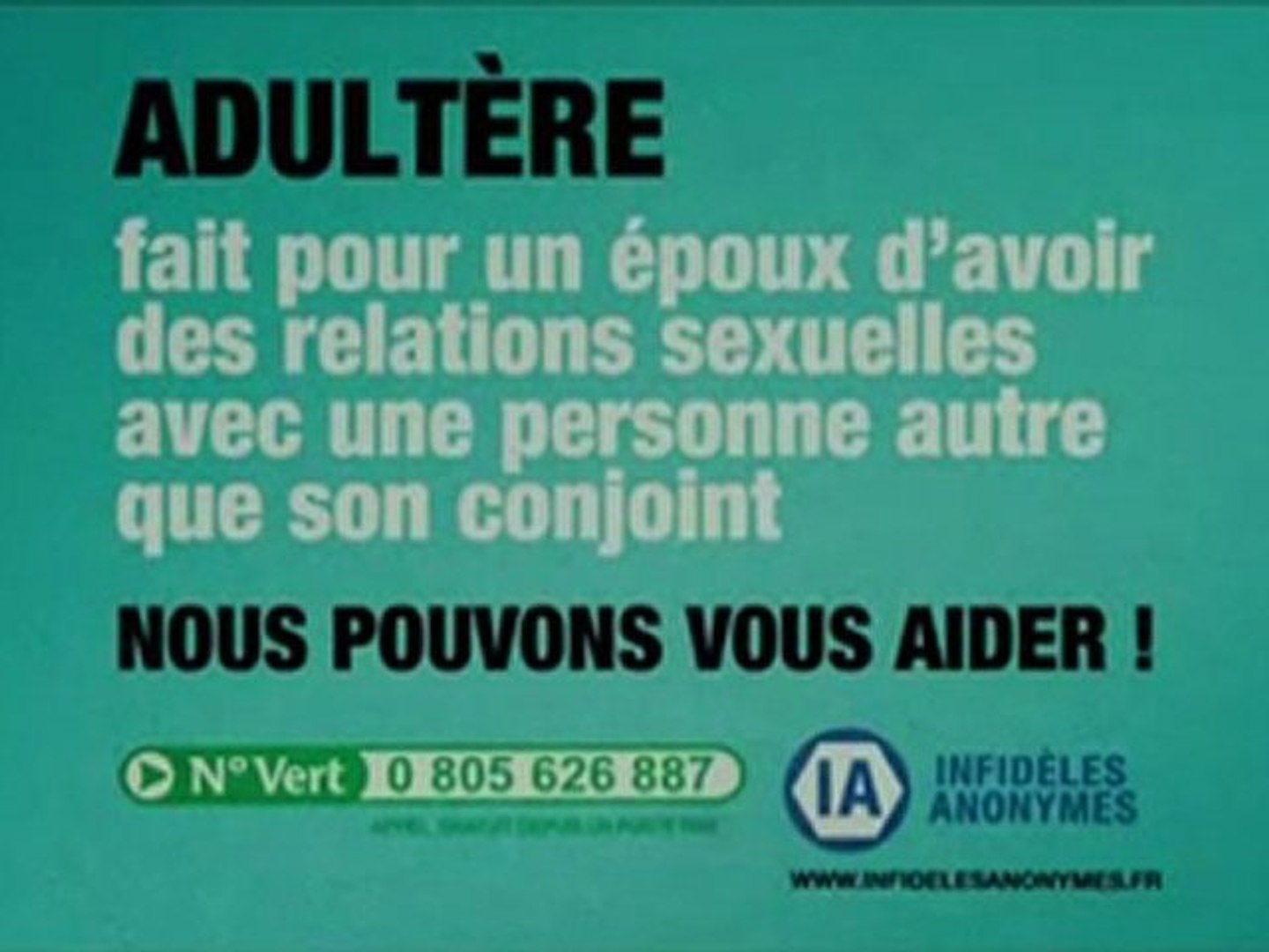 Les Infideles (2011) - Extrait "Les Anonymes" [VF-HQ] - Vidéo Dailymotion