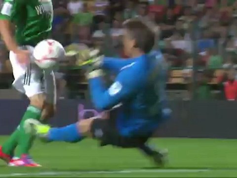But Romain HAMOUMA (74ème) - AS Saint-Etienne - LOSC Lille (1-2) - saison 2012/2013