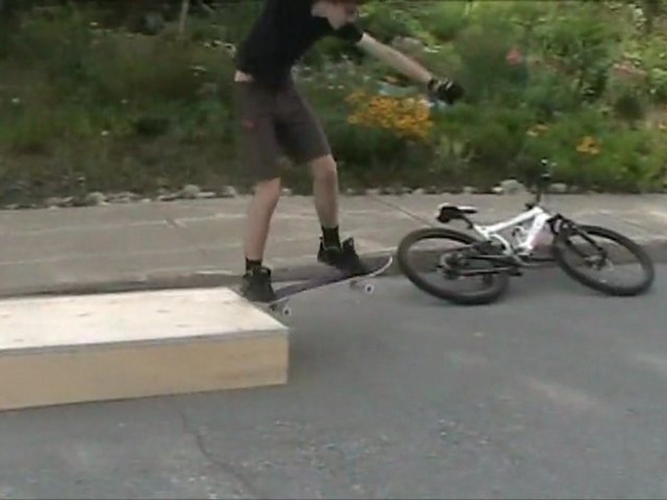 Skate avec box fait maison