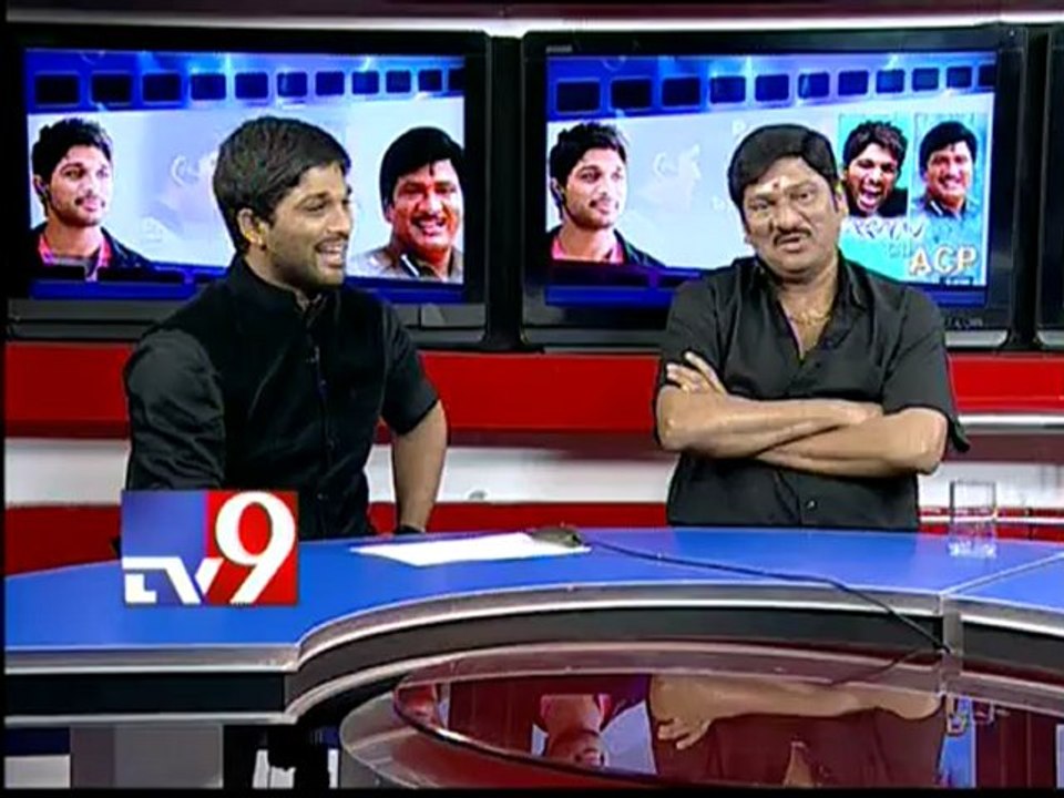 Julayi team in Tv9 studio - Part 4