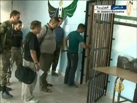الجزيرة تدخل أحد سجون الجيش الحر بريف حلب