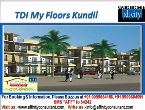 TDI Independent My Floor kundli (north delhi) @ 09999684166