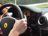 Ferrari F430 Chasing Lamborghini Gallardo, Mercedes , Ferrari 360 - Exotic Rides Mexico Road Tour