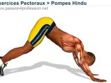 Pompes Hindu, exercice musculation pectoraux triceps et épaules
