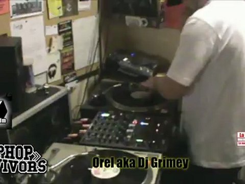 Session Live d'Orel aka Dj Grimey sur RCV radio (La Voix du HipHop)